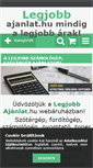 Mobile Screenshot of legjobbajanlat.hu